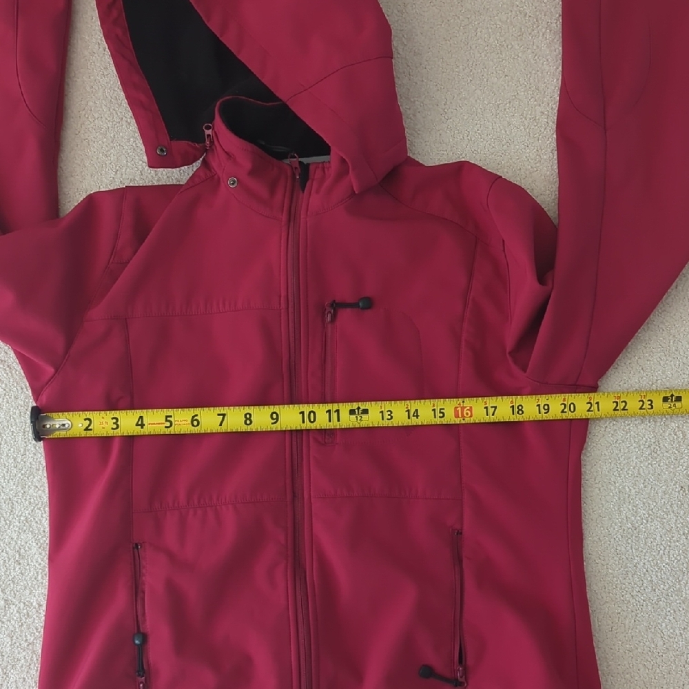 Women's Fuchsia Soft Shell Jacket - Picture 10 of 12